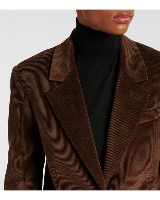 Altuzarra Brown Jules Cotton Corduroy Blazer