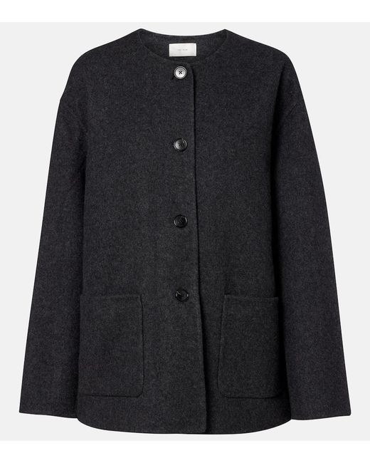 The Row Black Quintus Cashmere Jacket