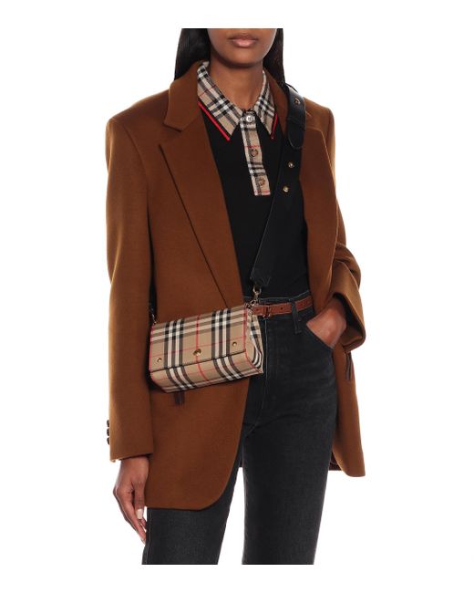 burberry hackberry vintage check crossbody bag