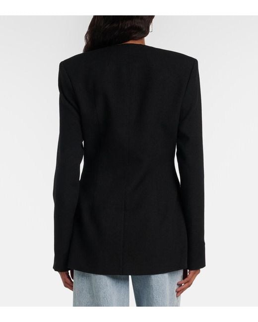 TOVE Black Moya Virgin Wool Blazer