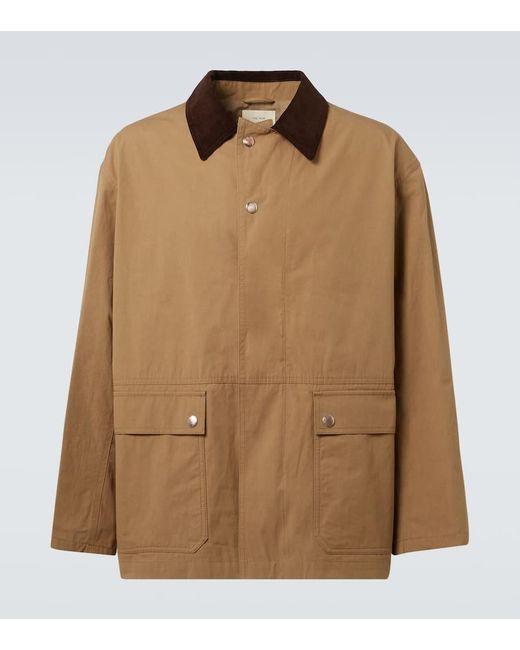 The Row Brown Frank Cotton Jacket for men