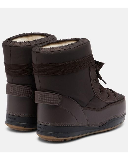 Bogner Black La Plagne Lace-Up Snow Boots