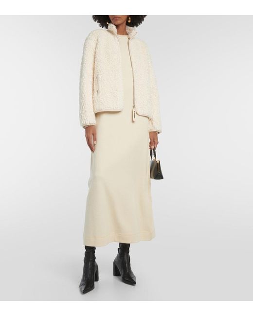 Jil Sander Natural Teddy Jacket