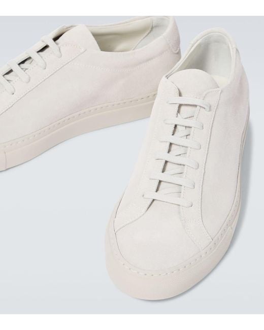 Sneakers Original Achilles in suede di Common Projects in White da Uomo
