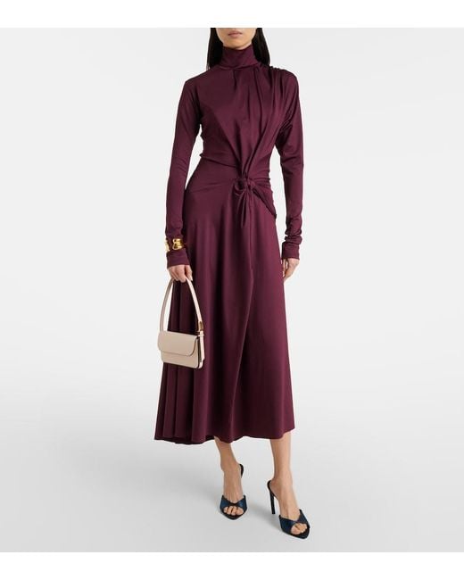 Victoria Beckham Natural Dorian Mini Leather Shoulder Bag