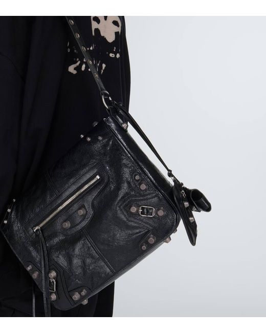 Borsa A Spalla Le Cagole Medium di Balenciaga in White da Uomo