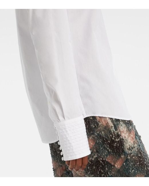 Dries Van Noten White Cotton Shirt