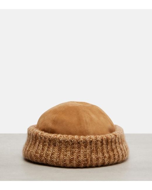 Loro Piana Brown Cashmere Hat