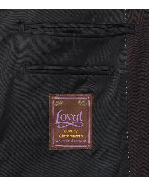 Dries Van Noten Black Wool Suit for men