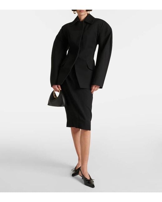 Jacquemus Black Les Sculptures 'la Veste Castagna' Blazer