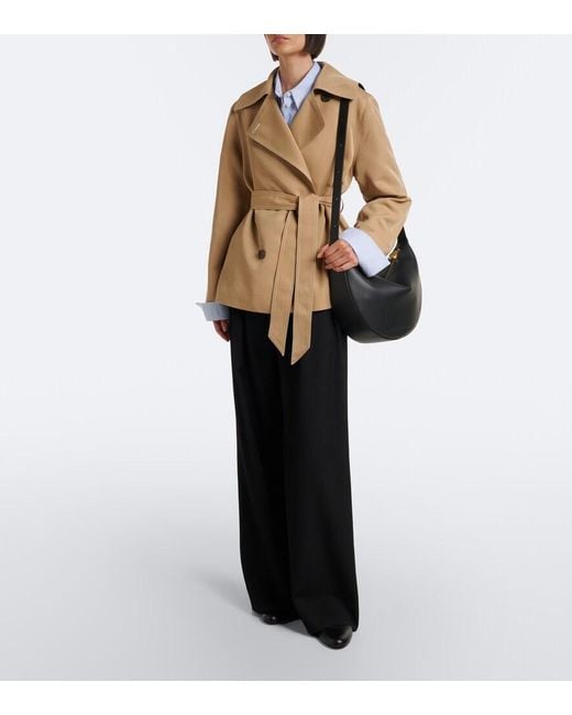 Varley Natural Maddox Double-Breasted Twill Jacket