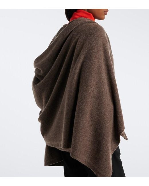Sciarpa Lora di Nour Hammour in Brown