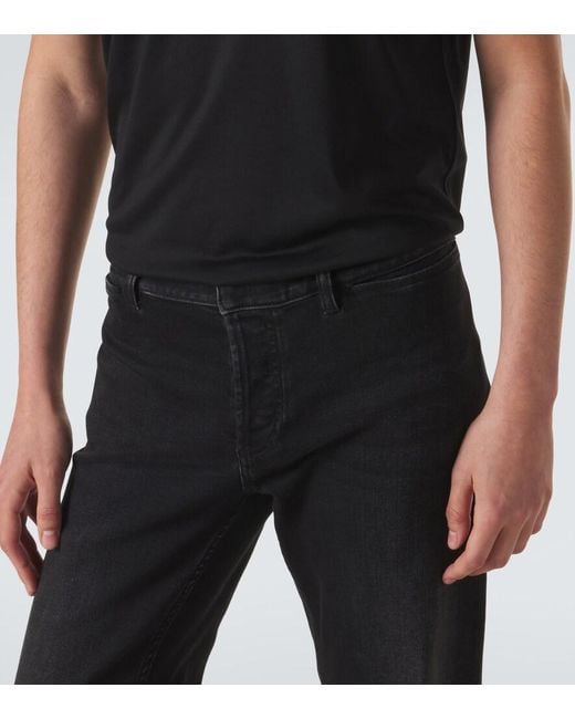 Gucci Black Faded Straight Jeans for men