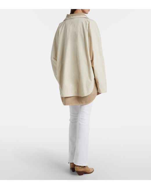 7 For All Mankind White Original Bootcut Jeans
