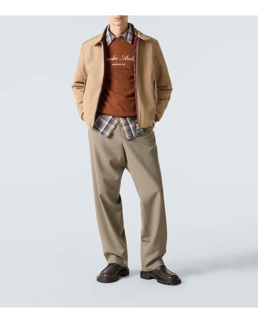 Moncler Natural Archivio Reversible Bomber Jacket for men