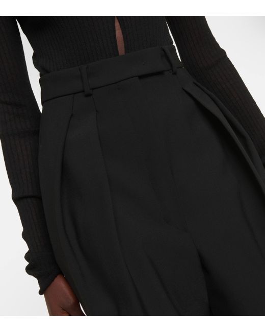 Pantalon ample Gessati en laine Sportmax en coloris Black