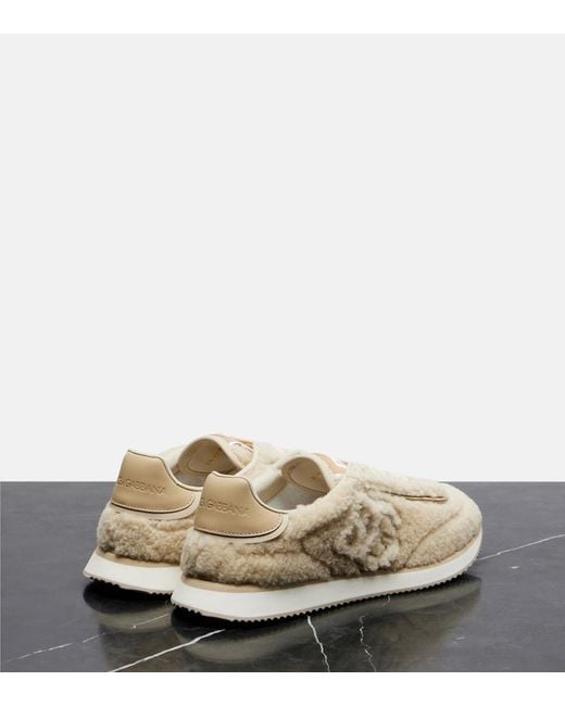 Dolce & Gabbana Natural Sports Shoes "Dg Cushion"