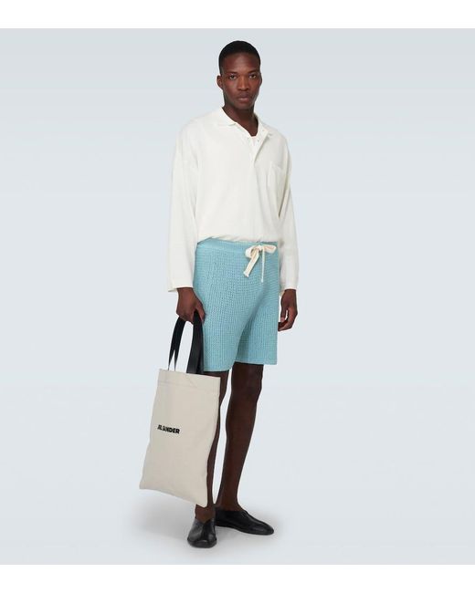 Commas White Oversized Polo Sweater for men