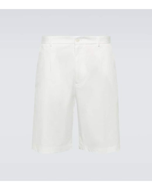 Dolce & Gabbana Bermuda-Shorts aus einem Baumwollgemisch in White für Herren