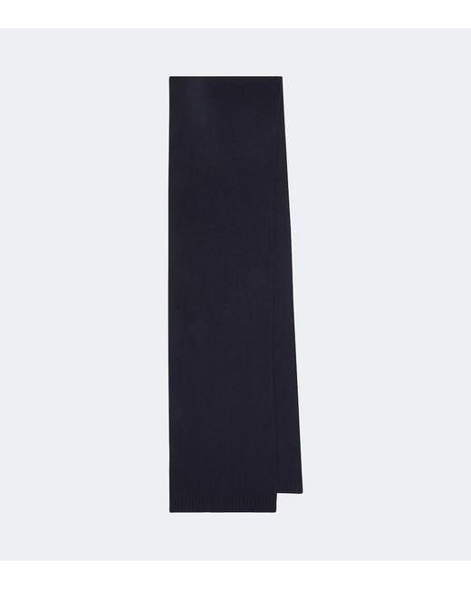 Lisa Yang Blue Frederika Cashmere Scarf for men