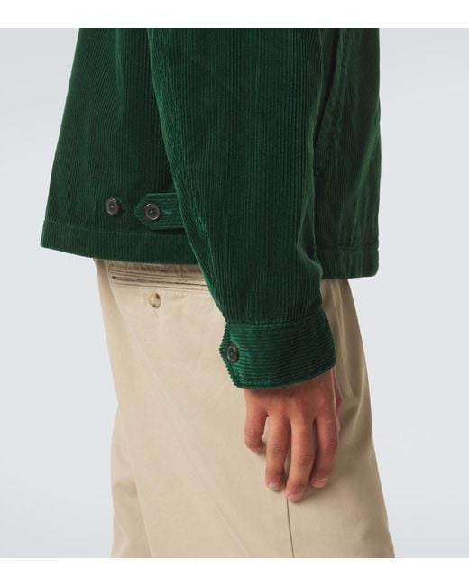 Polo Ralph Lauren Green Cotton Corduroy Jacket for men
