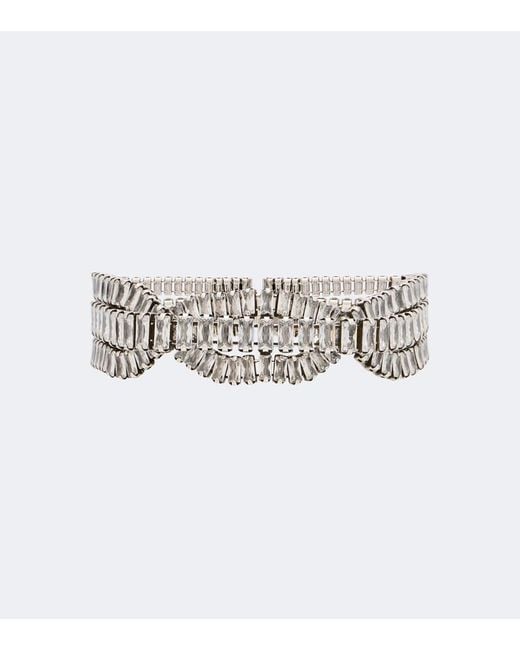 Isabel Marant White Cara Embellished Bracelet