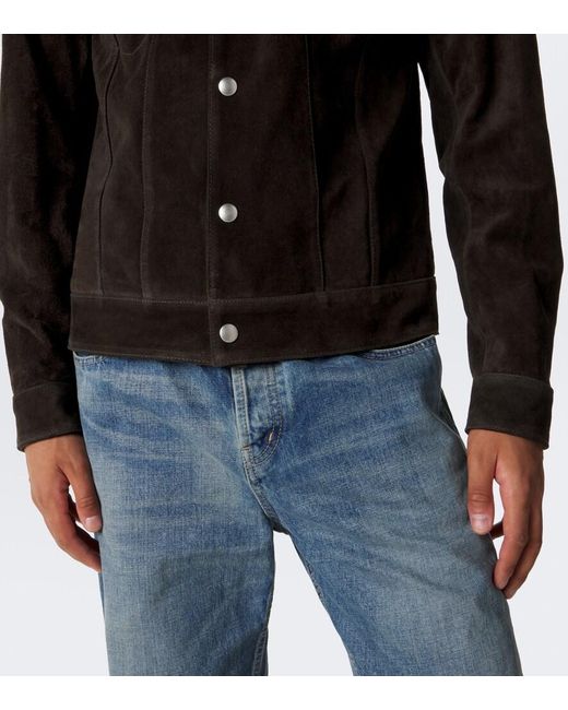 Arma Black Aruba Suede Blouson Jacket for men