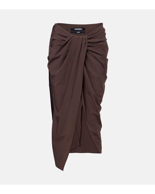 Pareo Pareo Drapeado Jacquemus de color Brown