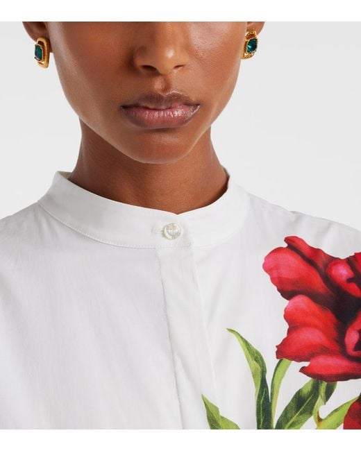 Oscar de la Renta Metallic Ohrringe Mit Kristallen