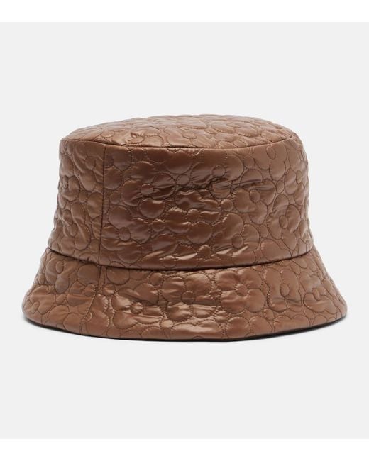 Moncler Brown Padded Reversible Bucket Hat