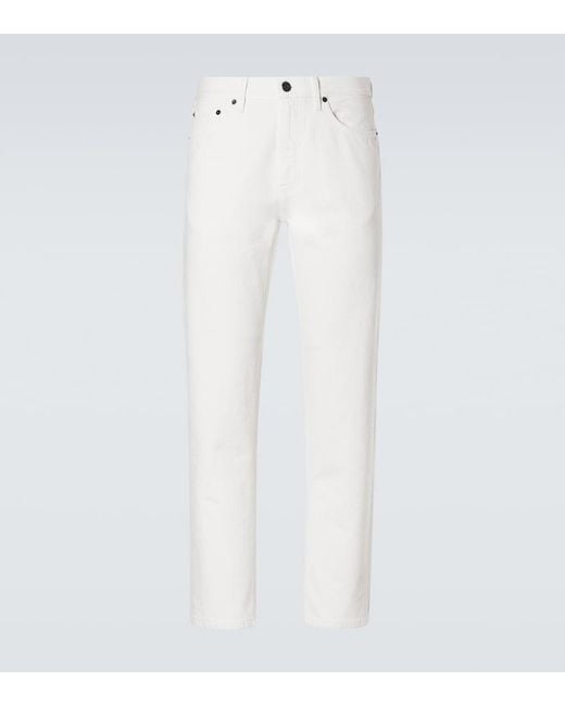 Zegna White Roccia Slim Jeans for men