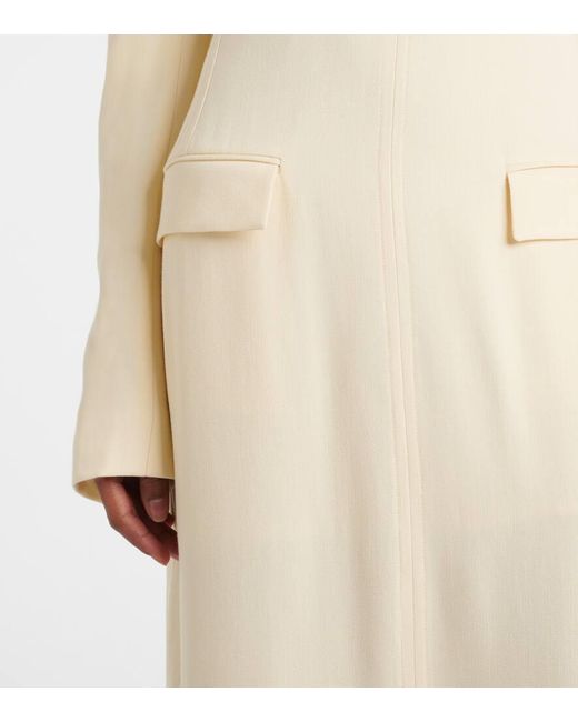 Totême  Natural Pocket Crepe Maxi Dress