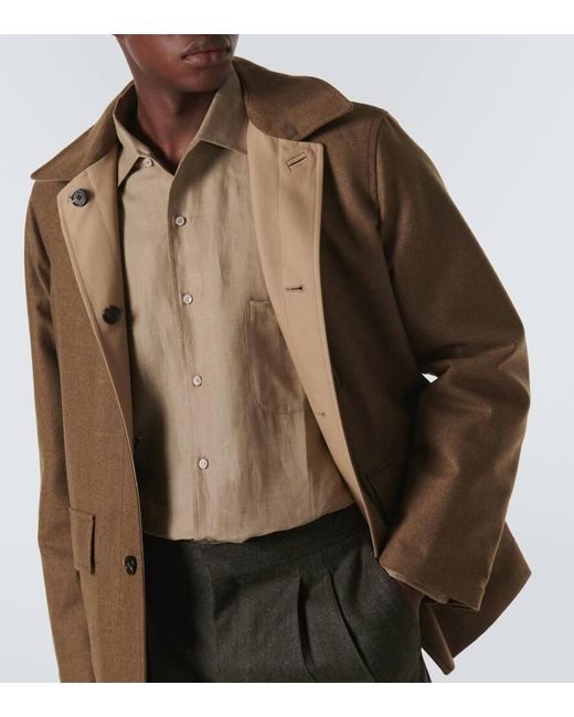 Camisa Andre De Lino Loro Piana de hombre de color Natural