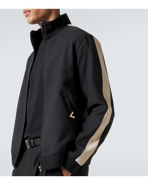 Valentino Black Vgold Track Jacket for men