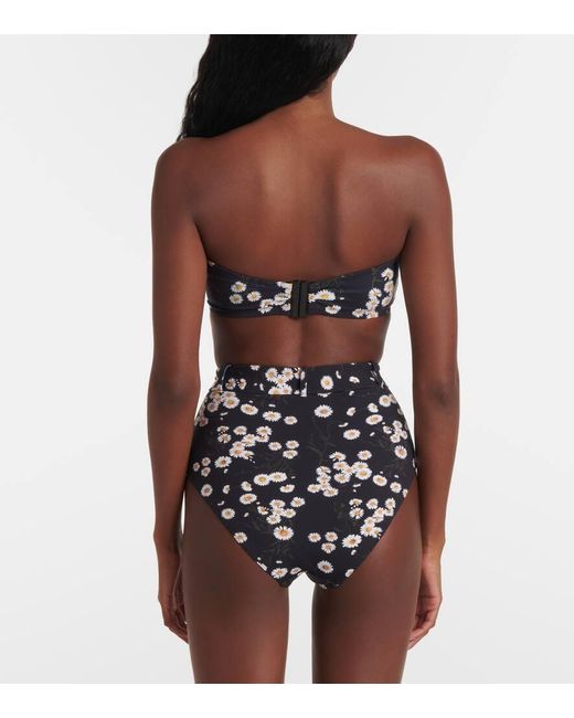 Slip Bikini A Vita Alta Discret di Eres in Blue