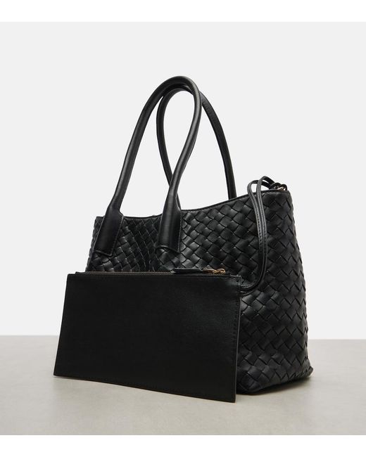 Bottega Veneta Black Wendbare Tote Bag Pinacoteca Small Aus Leder