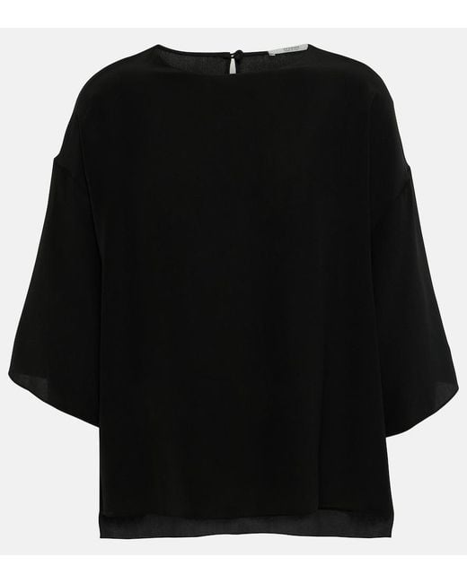 FFORME Black Zenni Silk T-Shirt