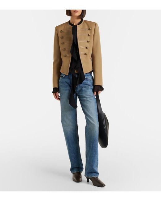 Nili Lotan Natural Blondie Virgin Wool Jacket