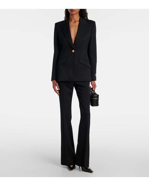 Versace Black La Medusa 105 Leather Pumps