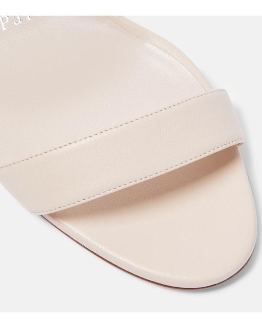 Christian Louboutin Natural Loubigirl 85 Leather Sandals