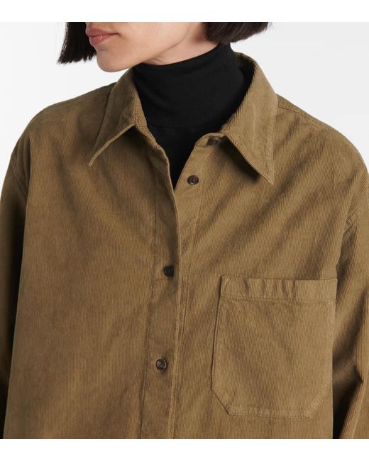 The Row Natural Tan Idro Shirt