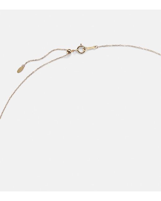 PERSÉE White Danae 18Kt Necklace With Diamonds