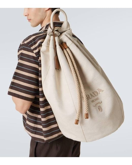 Secchiello di Prada in Natural da Uomo