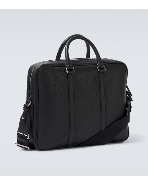 Gucci Aktentasche Web Stripe Medium Aus Leder in Black für Herren