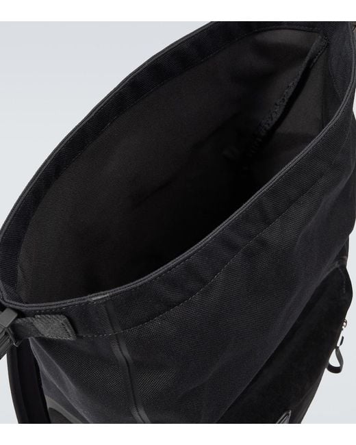 Loewe Black Flex Canvas And Suede Backpack for men