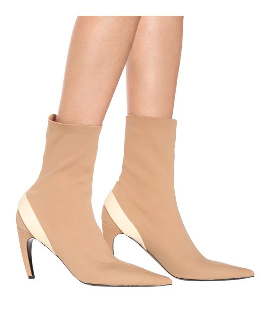 long sock boots beige