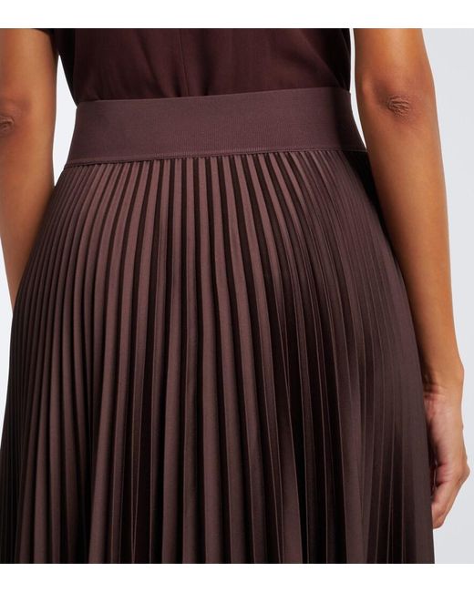 Joseph Black Ade Asymmetric Plisse Midi Skirt