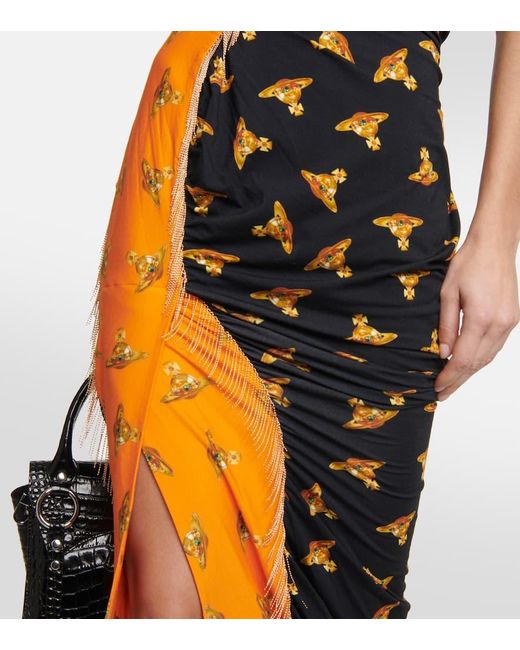 Robe Andalouse à une épaule Vivienne Westwood en coloris Orange