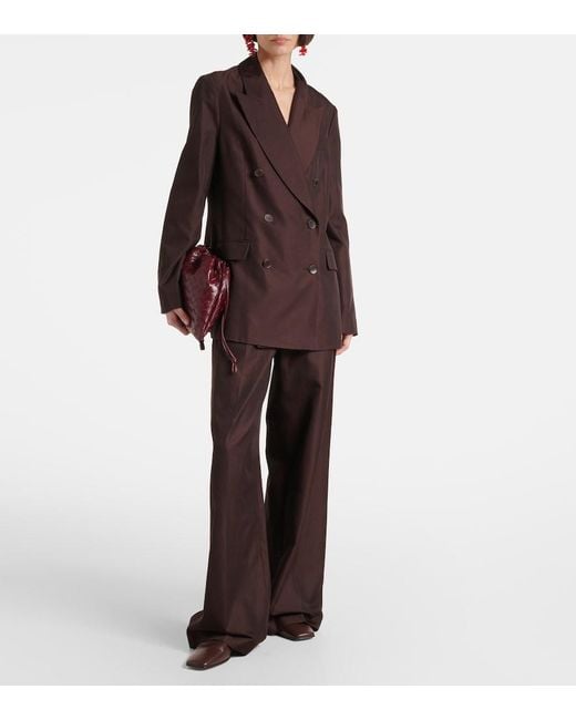 Joseph Brown Valery Silk And Cotton Blazer