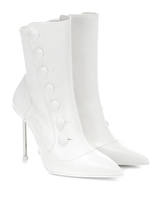 white victorian boots